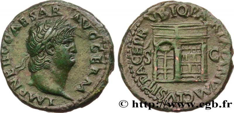 NERO
Type : As 
Date : 66 
Mint name / Town : Rome 
Metal : copper 
Diamete...