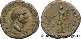 VESPASIAN
Type : Sesterce 
Date : 71 
Mint name / Town : Rome 
Metal : copper 
Diameter : 32,5 mm
Orientation dies : 6 h.
Weight : 23,07 g.
Ra...