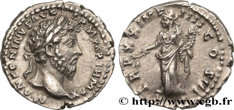 MARCUS AURELIUS
Type : Denier 
Date : 08-12/166 
Date : 166 
Mint name / Tow...