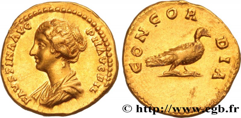 FAUSTINA MINOR
Type : Aureus 
Date : 148-150 
Mint name / Town : Rome 
Metal...