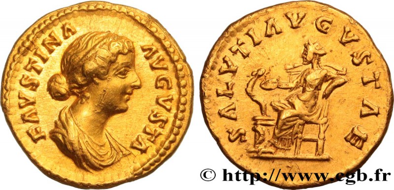 FAUSTINA MINOR
Type : Aureus 
Date : c. 161-164 
Mint name / Town : Rome 
Me...