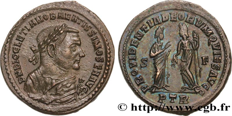 DIOCLETIAN
Type : Follis ou nummus 
Date : 305 
Mint name / Town : Trèves 
M...