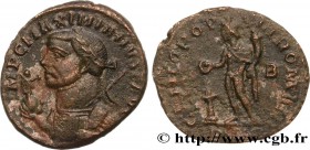 MAXIMIANUS HERCULIUS
Type : Follis ou nummus 
Date : 300-302 
Mint name / Town : Lyon 
Metal : copper 
Diameter : 27 mm
Orientation dies : 1 h....