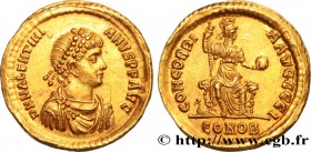 VALENTINIAN II
Type : SolidusVSO 
Date : 383-385 
Mint name / Town : Constantinople 
Metal : gold 
Diameter : 21,5 mm
Orientation dies : 12 h.
...