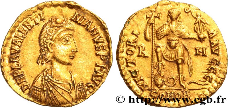 VALENTINIAN III
Type : Solidus 
Date : 425-426 
Mint name / Town : Rome 
Met...
