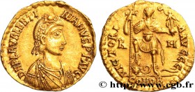 VALENTINIAN III
Type : Solidus 
Date : 425-426 
Mint name / Town : Rome 
Metal : gold 
Millesimal fineness : 1000 ‰
Diameter : 21 mm
Orientatio...