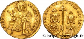 ROMANUS I and CHRISTOPHER
Type : Solidus 
Date : 922-931 
Mint name / Town : Constantinople 
Metal : gold 
Millesimal fineness : 1,000 ‰
Diamete...