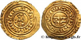 LATIN EAST - CRUSADES - ANONYMOUS
Type : Dinar ou Besant 
Date : c. 1187-1260 
Mint name / Town : Acre 
Metal : gold 
Diameter : 23,5 mm
Orienta...