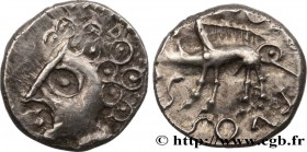 GALLIA BELGICA - SEQUANI (Area of Besançon)
Type : Denier SEQVANOIOTVOS 
Date : c. 70-50 AC. 
Metal : silver 
Diameter : 13,5 mm
Orientation dies...