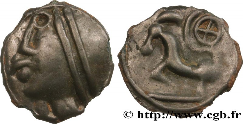 GALLIA BELGICA - SEQUANI (Area of Besançon)
Type : Potin à la grosse tête, au b...