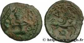 GALLIA BELGICA - BELLOVACI (Area of Beauvais)
Type : Bronze à l’archer agenouillé et au petit cheval 
Date : c. Ier siècle avant J.-C. 
Mint name /...