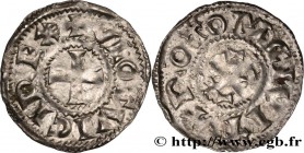 LOUIS VI D'OUTREMER / TRANSMARINUS
Type : Denier 
Date : (936-954) 
Date : n.d. 
Mint name / Town : Rouen 
Metal : silver 
Diameter : 20,5 mm
O...