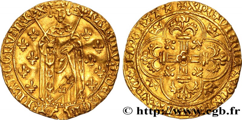 CHARLES VII LE BIEN SERVI / THE WELL-SERVED
Type : Royal d'or 
Date : 09/10/14...