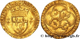 CHARLES VII LE BIEN SERVI / THE WELL-SERVED
Type : Écu d'or à la couronne ou écu neuf 
Date : 28/01/1436 
Mint name / Town : Romans 
Metal : gold ...