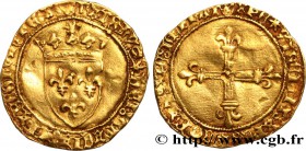 CHARLES VIII
Type : Écu d'or au soleil 
Date : 11/09/1483 
Date : n.d. 
Mint name / Town : Montpellier 
Metal : gold 
Millesimal fineness : 963 ...