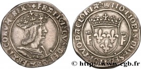 FRANCIS I
Type : Teston, 13e type 
Date : (1527-1528) 
Date : n.d. 
Mint name / Town : Lyon 
Metal : silver 
Millesimal fineness : 898 ‰
Diamet...