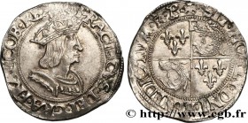 FRANCIS I
Type : Teston du Dauphiné, 2e type 
Date : n.d. 
Mint name / Town : Romans 
Metal : silver 
Millesimal fineness : 898 ‰
Diameter : 29 ...