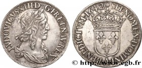 LOUIS XIII
Type : Écu d’argent, 2e type, 1er poinçon de Warin 
Date : 1642 
Mint name / Town : Paris, Monnaie de Matignon 
Quantity minted : 24240...