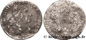 LOUIS XIV "THE SUN KING"
Type : Vingtième d'écu aux trois couronnes 
Date : 1710 
Mint name / Town : Lyon 
Quantity minted : 29445 
Metal : silve...