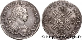 LOUIS XV THE BELOVED
Type : Écu aux huit L 
Date : 1725 
Mint name / Town : Besançon 
Quantity minted : 76194 
Metal : silver 
Millesimal finene...