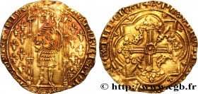PROVENCE - COUNTY OF PROVENCE - LOUIS I OF ANJOU
Type : Franc à pied 
Date : 1382/4 
Date : n.d. 
Mint name / Town : Avignon 
Metal : gold 
Diam...