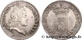 DUCHY OF LORRAINE - LEOPOLD I
Type : Demi-léopold dit "demi-Aubonne" 
Date : 1724 
Mint name / Town : Nancy 
Metal : silver 
Millesimal fineness ...