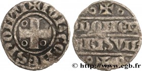 PICARDY - COUNTY OF PONTHIEU - JEAN DE NESLE AND JEANNE DE PONTHIEU
Type : Denier 
Date : c. 1271-1279 
Mint name / Town : Abbeville 
Metal : silv...