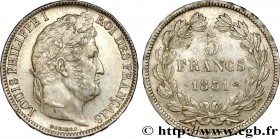 LOUIS-PHILIPPE I
Type : 5 francs Ier type Domard, tranche en relief 
Date : 1831 
Mint name / Town : Bordeaux 
Quantity minted : inclus 
Metal : ...