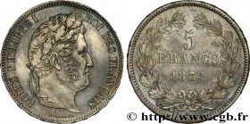 LOUIS-PHILIPPE I
Type : 5 francs, IIe type Domard 
Date : 1834 
Mint name / Town : Perpignan 
Quantity minted : 981517 
Metal : silver 
Millesim...