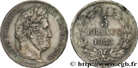 LOUIS-PHILIPPE I
Type : 5 francs IIe type Domard 
Date : 1835 
Mint name / Town : Nantes 
Quantity minted : 293.311 
Metal : silver 
Millesimal ...