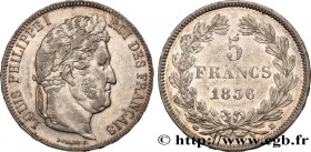 LOUIS-PHILIPPE I
Type : 5 francs IIe type Domard 
Date : 1836 
Mint name / Town : Lyon 
Quantity minted : 199.792 
Metal : silver 
Millesimal fi...
