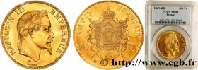 SECOND EMPIRE
Type : 100 francs or Napoléon III, tête laurée 
Date : 1869 
Mint name / Town : Strasbourg 
Quantity minted : 14412 
Metal : gold ...