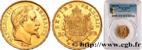 SECOND EMPIRE
Type : 20 francs or Napoléon III, tête laurée 
Date : 1868 
Mint name / Town : Strasbourg 
Quantity minted : 4810782 
Metal : gold ...