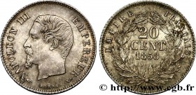 SECOND EMPIRE
Type : 20 centimes Napoléon III, tête nue 
Date : 1858 
Mint name / Town : Paris 
Quantity minted : 703812 
Metal : silver 
Milles...