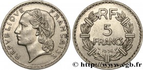III REPUBLIC
Type : 5 francs Lavrillier, nickel 
Date : 1936 
Quantity minted : 186336 
Metal : nickel 
Diameter : 31 mm
Orientation dies : 6 h....