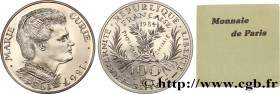 V REPUBLIC
Type : Belle Épreuve 100 francs Marie Curie 
Date : 1984 
Mint name / Town : Paris 
Quantity minted : 1000 
Metal : silver 
Millesima...