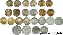 CHAMBRES DE COMMERCE / CHAMBRES DE COMMERCE
Type : Série quasiment complète des douze monnaies de la Région Provençale 
Date : 1918-1921 
Date : n....