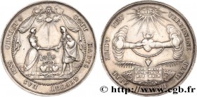 LOVE AND MARRIAGE
Type : Médaille relative au mariage 
Date : n.d. 
Mint name / Town : Allemagne,Nuremberg 
Metal : silver 
Diameter : 57,5 mm
W...
