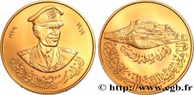 LIBYA
Type : Médaille, 10e anniversaire du président Kadhafi 
Date : n.d. 
Metal : gold 
Diameter : 28 mm
Weight : 15,95 g.
Edge : cannelée 
Ob...