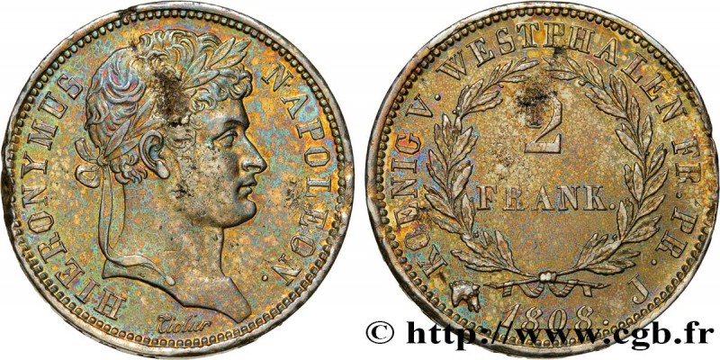 GERMANY - KINGDOM OF WESTPHALIA - JÉRÔME NAPOLÉON
Type : 2 Franken 
Date : 180...