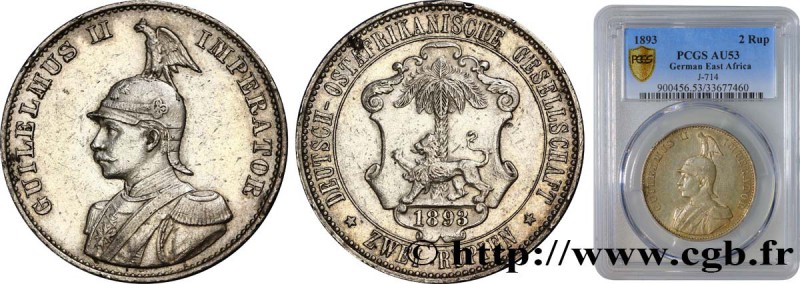 GERMAN EAST AFRICA - WILLIAM II
Type : 2 Roupies 
Date : 1893 
Mint name / To...