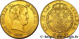 SPAIN - KINGDOM OF SPAIN - FERDINAND VII
Type : 80 Reales 
Date : 1822 
Mint name / Town : Madrid 
Quantity minted : - 
Metal : gold 
Millesimal...