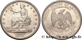 UNITED STATES OF AMERICA
Type : 1 Dollar type “Trade Dollar” 
Date : 1877 
Mint name / Town : San Francisco 
Quantity minted : 9519000 
Metal : s...