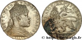 ETHIOPIA - ABYSSINIA - MENELIK II
Type : 1 Birr EE1892 
Date : 1899 
Mint name / Town : Paris 
Quantity minted : 401000 
Metal : silver 
Millesi...