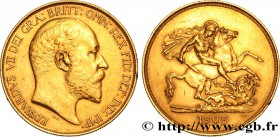 GREAT-BRITAIN - ANNE STUART - EDWARD VII
Type : 5 Pounds (cinq souverains) 
Date : 1902 
Mint name / Town : Londres 
Quantity minted : 35000 
Met...