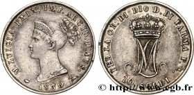 ITALY - DUCHY OF PARMA DE PIACENZA AND GUASTALLA - MARIE-LOUISE OF AUSTRIA
Type : 10 Soldi 
Date : 1830 
Mint name / Town : Milan 
Quantity minted...