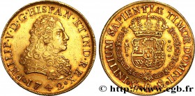 MEXICO - FILIP V OF SPAIN
Type : 8 Escudos 
Date : 1742 
Mint name / Town : Mexico 
Quantity minted : - 
Metal : gold 
Millesimal fineness : 917...