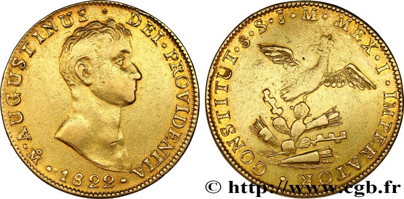MEXICO - ITURBIDE EMPIRE
Type : 8 Escudos 
Date : 1822 
Mint name / Town : Me...