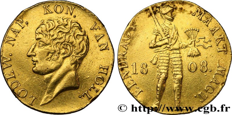 HOLLAND - KINGDOM OF HOLLAND - LOUIS NAPOLEON
Type : Ducat d'or, 1er type 
Dat...
