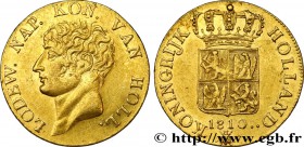 HOLLAND - KINGDOM OF HOLLAND - LOUIS NAPOLEON
Type : Ducat d'or, 2e type 
Date : 1810 
Mint name / Town : Utrecht 
Quantity minted : 2370620 
Met...